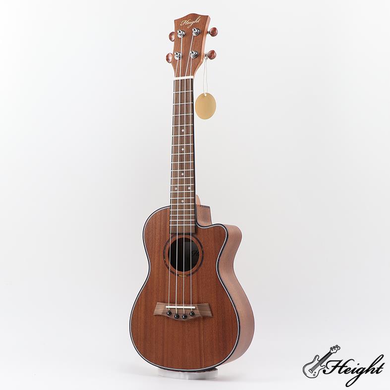HC01C sapele cutaway ukulele
