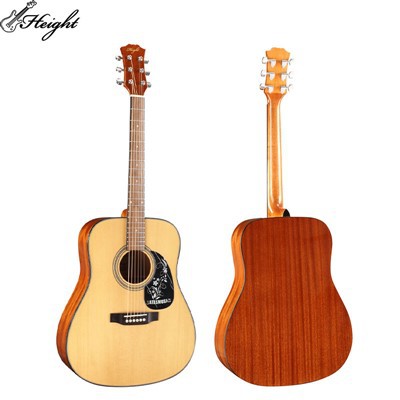 Akustična gitara od punog vrha Sitka Spruce, akustična gitara od punog drveta
