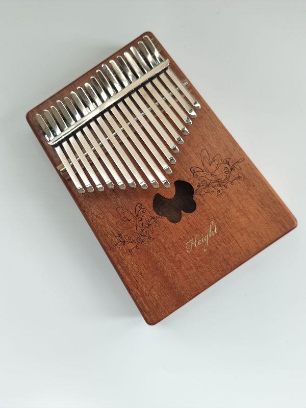 Butterfly Mahogany Wood 17 Key Kalimba