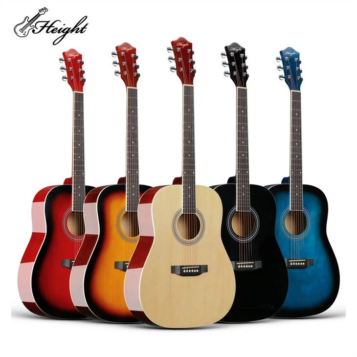Good Cheap Sunburst Acoustic Guitar 41 Inch