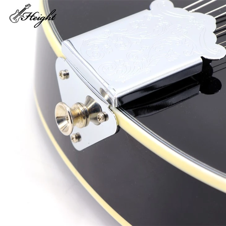 HTMD03-BK Solid Spruce Wood 6 Strings Mandolin