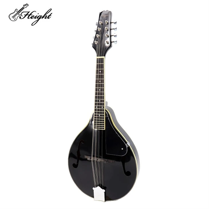 HTMD03-BK Solid Spruce Wood 6 Strings Mandolin