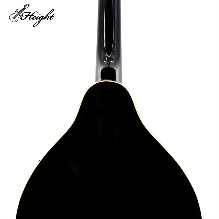 HTMD03-BK Solid Spruce Wood 6 Strings Mandolin
