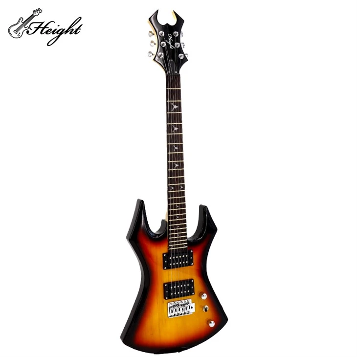 Left Handed Electronic Solid Wood Electric Guitar