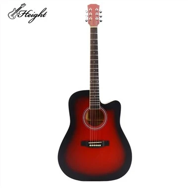 40" crvena akustična gitara za početnike