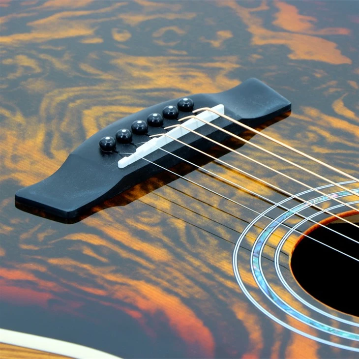 Solid Top Spruce Wood 41 Inch Acoustic Guitar