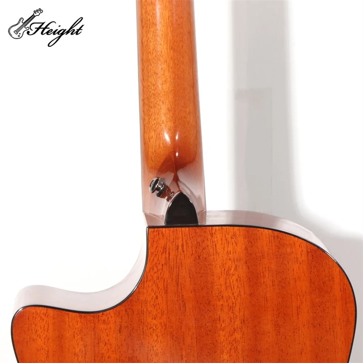 Wave Pattern Spruce Wood Acoustic Guitar